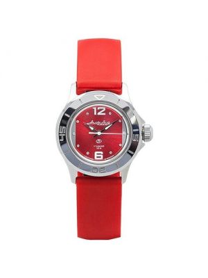 Красные часы Vostok