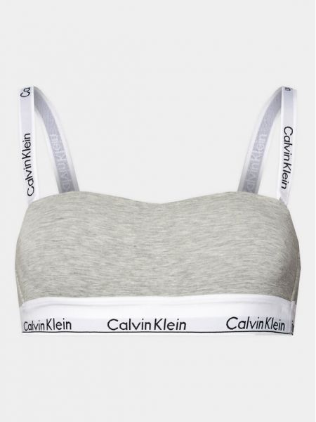 Серый мягкий бюстгальтер Calvin Klein Underwear