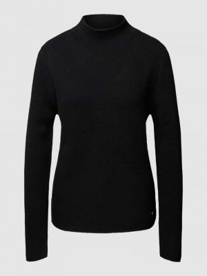Dzianinowy sweter ze stójką Fynch-hatton czarny