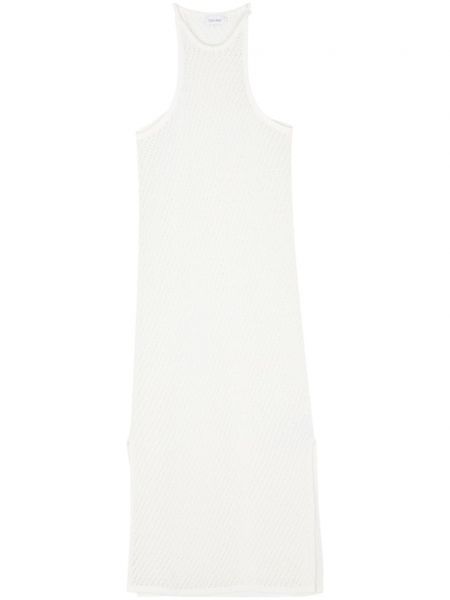 Robe longue Calvin Klein blanc