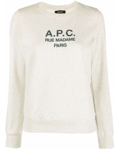 Sweatshirt aus baumwoll mit print A.p.c.