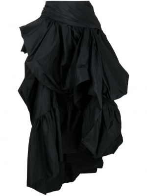 Asymetrické dlouhá sukně Erdem černé