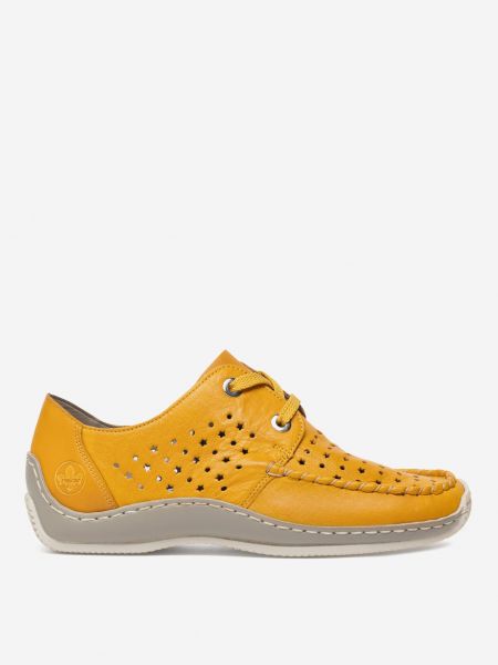 Sneakersy Rieker żółte