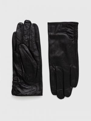 Kožené rukavice Answear Lab černé