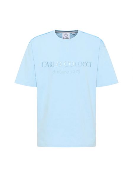 Oversize t-shirt Carlo Colucci blau