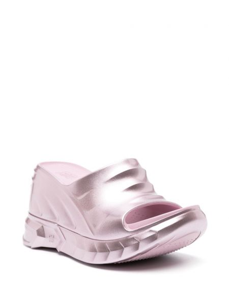Sandály na platformě Givenchy růžové