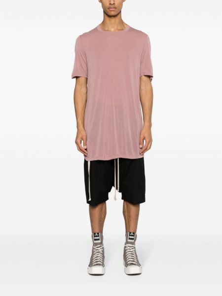 T-shirt mit rundem ausschnitt Rick Owens pink