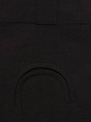 Pantaloncini di lino in viscosa con motivo a stelle Blazé Milano nero