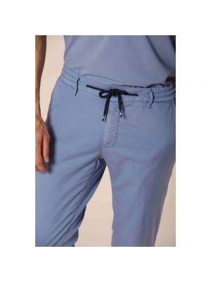 Pantalones chinos slim fit de algodón Mason's azul