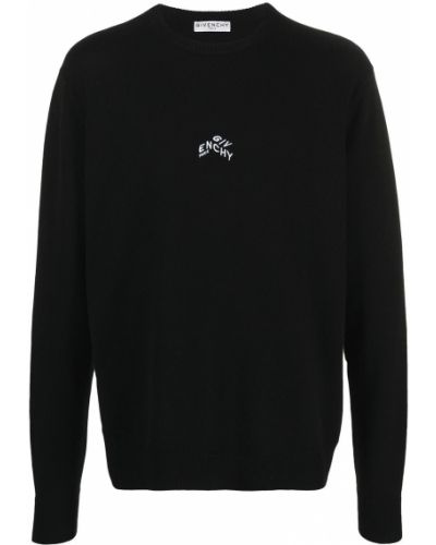 Jersey con estampado de tela jersey Givenchy negro