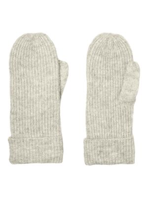 Меланжеві рукавички Vero Moda сірі