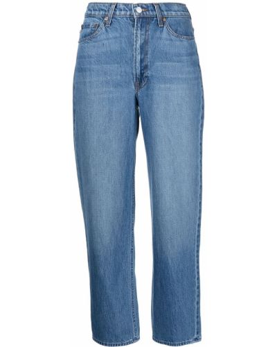 Straight jeans Mother blau
