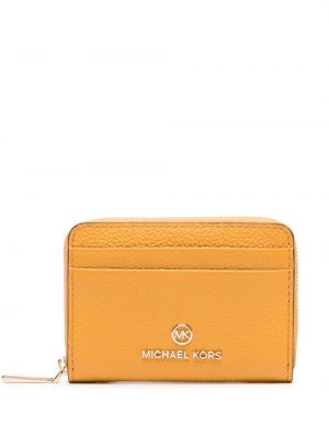 Kožená kožená peňaženka Michael Michael Kors