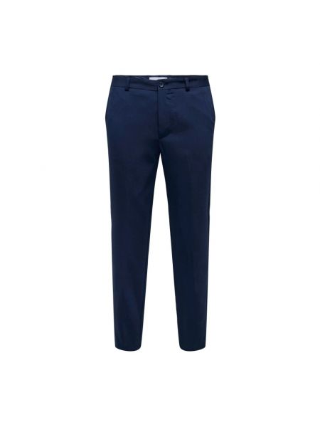 Slim fit chinos Only & Sons blau