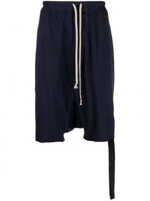 Shorts aus baumwoll Rick Owens Drkshdw blau