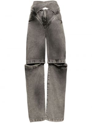 Voľné džínsy Alessandro Vigilante sivá