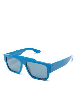 Okulary przeciwsłoneczne z nadrukiem Gucci Eyewear niebieskie