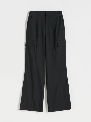 Cargo kalhoty s kapsami Reserved černé