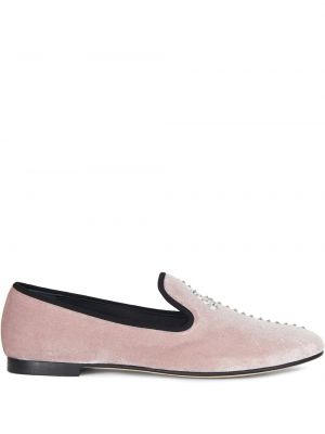 Pantofi loafer fără toc Giuseppe Zanotti roz