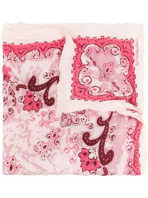 Paisley trykt skjerf Acne Studios rosa