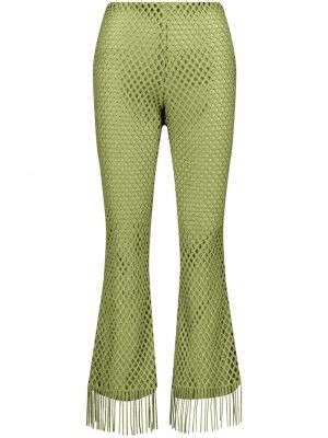 Панталон с ресни Giambattista Valli зелено
