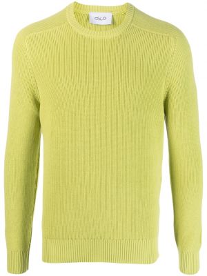 Памучен пуловер D4.0 зелено