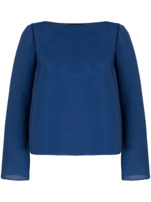 Пуловер Emporio Armani синьо