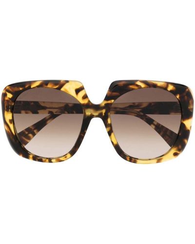 Oversize слънчеви очила Max Mara кафяво