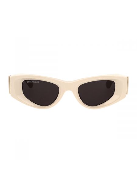 Okulary przeciwsłoneczne Balenciaga beżowe