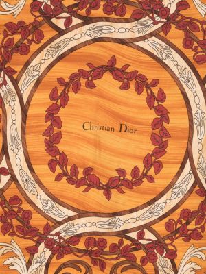 Gėlėtas šilkinis šalikas Christian Dior