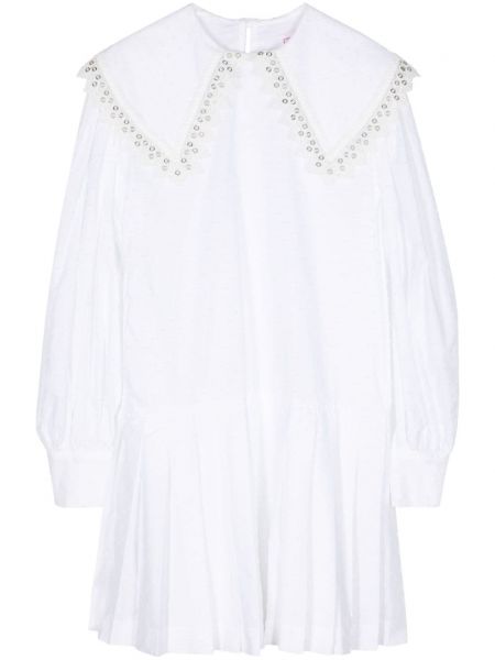 Памучна рокля Charles Jeffrey Loverboy бяло