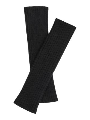 Плетени плетени ръкавици Topshop черно