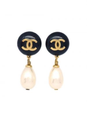 Cercei cu perle Chanel Pre-owned