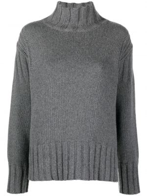 Кашмирен пуловер Jil Sander сиво
