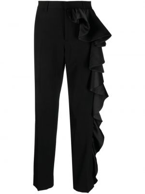 Панталон с волани Moschino черно