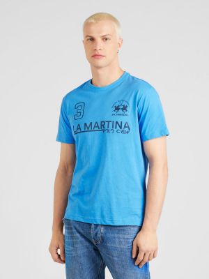 Tričko La Martina modrá