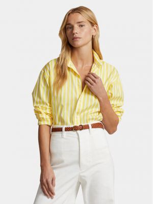 Πουκάμισο Polo Ralph Lauren κίτρινο