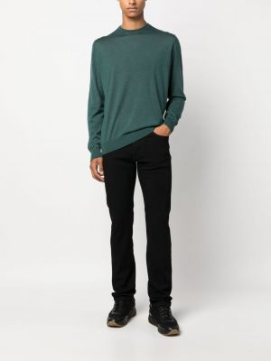 Sweter z okrągłym dekoltem Colombo zielony