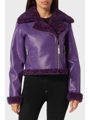 Куртка Philipp Plein фиолетовая