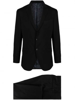 Vlnený oblek Etro čierna