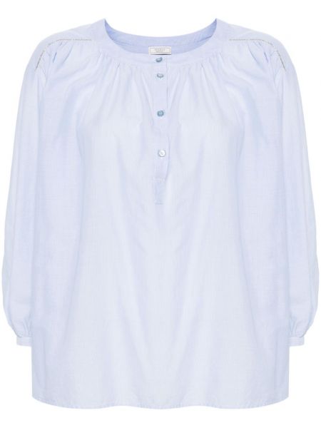 Памучна блуза на райета Peserico