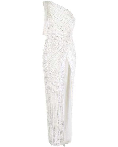 Вечерна рокля с пайети Rachel Gilbert бяло