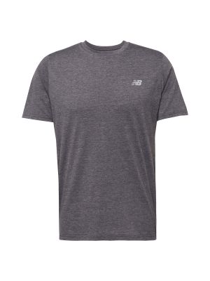 Camicia in maglia New Balance grigio