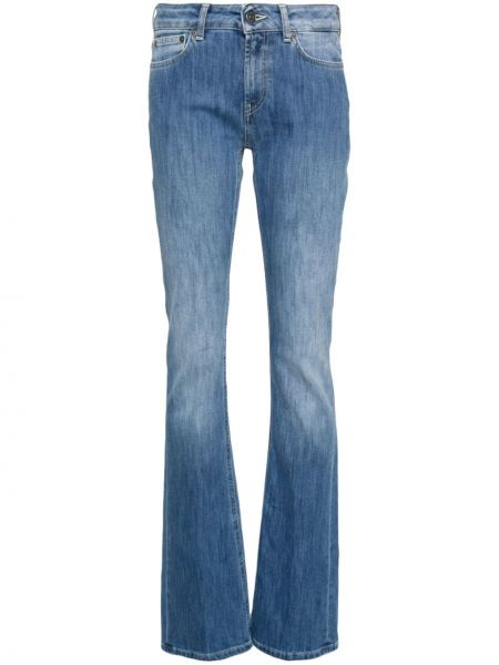 Jeans bootcut taille basse large Dondup