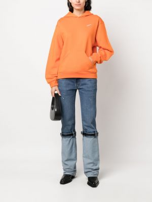 Jersey hoodie mit print Coperni orange