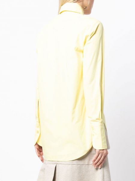 Camicia di cotone Patou giallo