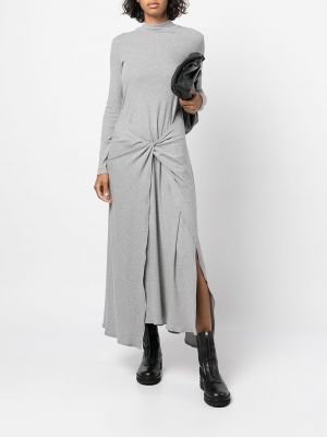 Dlouhé šaty Rosetta Getty šedé