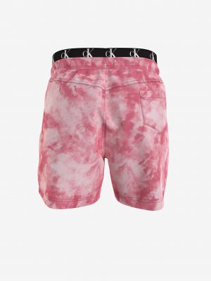 Batikované kalhotky Calvin Klein růžové
