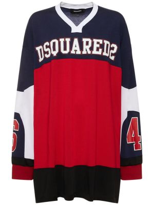 Oversized jersey puuvillased kleit Dsquared2