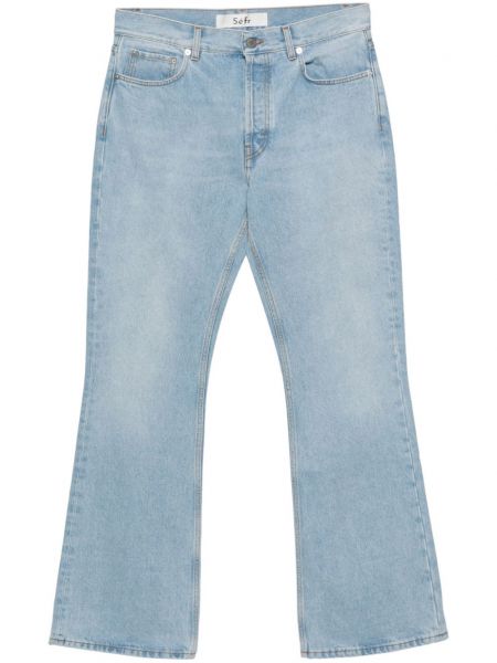 Bootcut džínsy s vysokým pásom Séfr